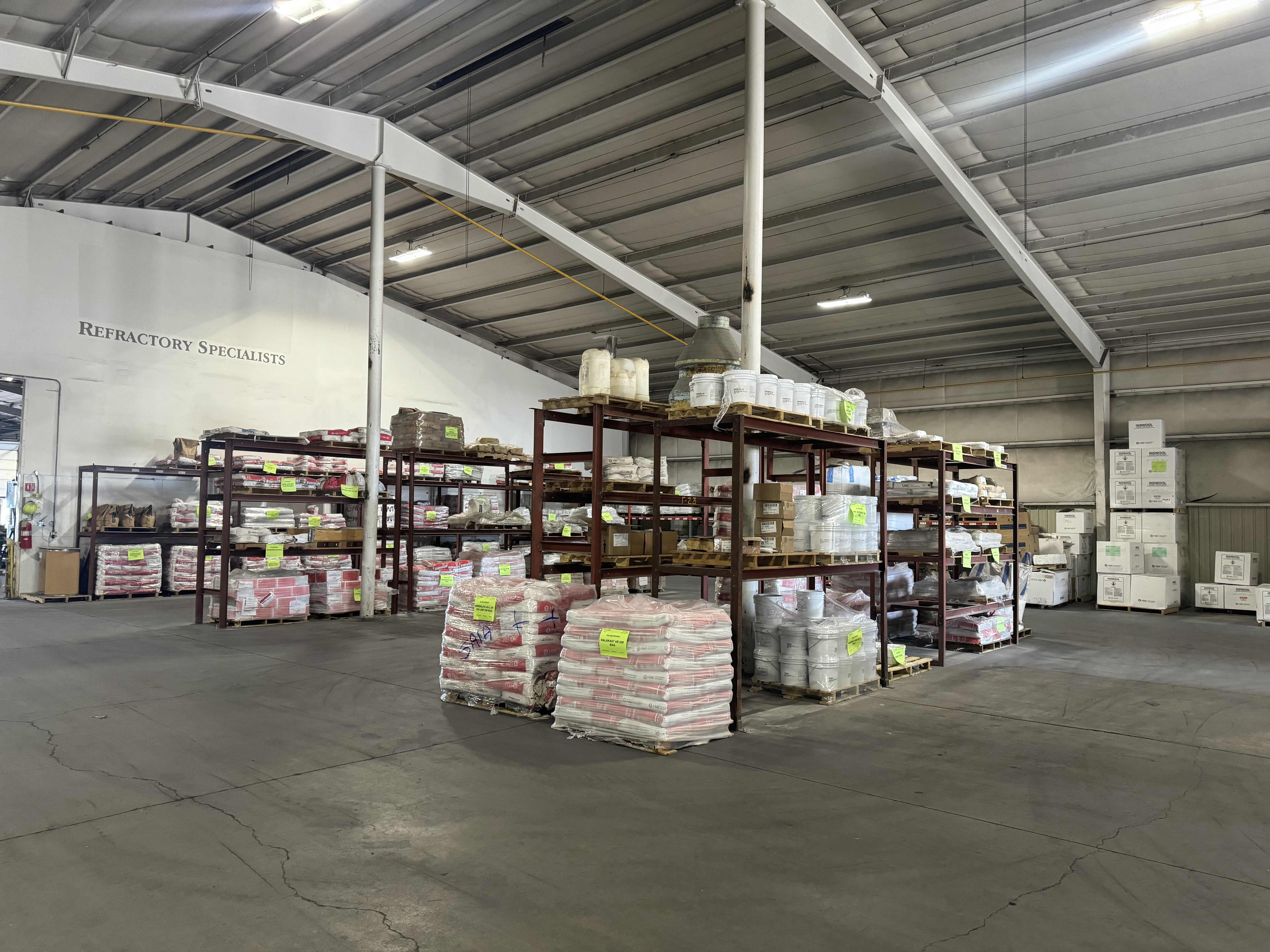 Our Refractories West Warehouse